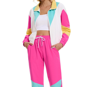 Vente chaude Ensemble de survêtements coupe-vent pour femmes sur mesure Prix de gros Survêtements coupe-vent par sublimation Prix bon marché avec OEM - Product Image 2