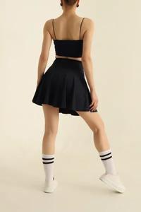 Custom Logo High Waisted Women's <b>Skirt</b> Sun Style Print Solid Colors Breathable Design Cheap High Waisted Women's High Waisted - Product Image 5