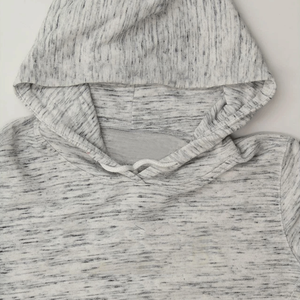 Sudadera con capucha gris estampada de Invierno para mujer, ropa de calle de lana de algodón transpirable para mujer - Product Image 3