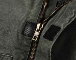 Veste en jean dégradé sur mesure pour homme, nouvelle collection automne-hiver, style américain, délavée, effet usé, col court uni. - Product Image 3