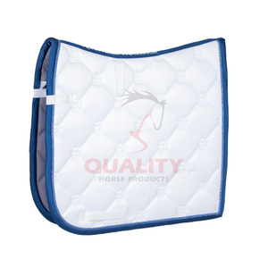 Tapis de selle anglais matelassé durable, la doublure douce et respirante offre un soutien confortable et une protection pour les chevaux pendant l'équitation - Product Image 1