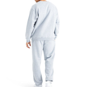 Ensemble de survêtement d'hiver uni, confortable, doux, en polyester/coton, coupe régulière, tissu léger et respirant, pour un usage quotidien décontracté - Product Image 4