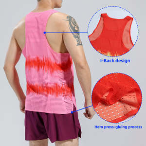 Professional Ultra Light Knitted Eco-Friendly 100% Cotton Quick Dry Breathable <b>Wind</b> Tunnel Casual Men Women Short Print Racing - Product Image 6