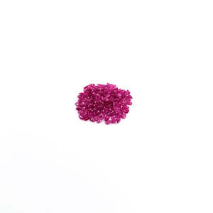 Pierres précieuses naturelles en rubis africain non traité, taillées en émeraude 3x5mm et 6x4mm, et en poire à facettes de diamant - Product Image 5