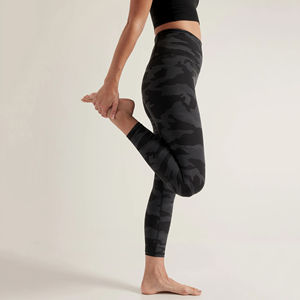 Women's Comfortable Elastic Compression Scrunch Back <b>Leggings</b> Custom Logo Print Low Price Sublimation <b>Knitted</b> for Outdoor Waist - Product Image 4