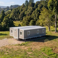 Nouvelles Maisons Conteneurs Économiques de 20 Pieds en Gros, Maisons Modulaires Préfabriquées à 2 Chambres et Toilettes pour Bureau de Chantier