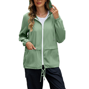Vêtement de randonnée imperméable confortable et tendance, veste à capuche, combinaison de pluie pour femmes, fabricant de vêtements de qualité supérieure - Product Image 3