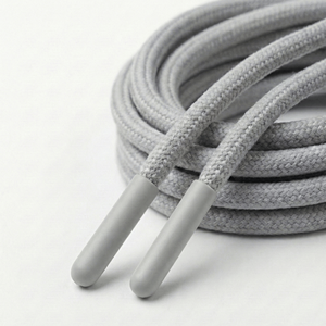 Cordon de serrage imperméable avec logo personnalisé |   Aglets tressés 100 % polyester pour cordons de sweat-shirts, pantalons, textiles de maison et chaussures - Product Image 2