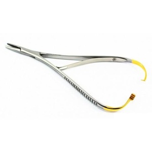 Portaagujas Mathieu, Pinzas Quirúrgicas con Mango de Resorte, Acero Inoxidable de Grado Médico, Juego de Instrumentos Reutilizables, Manual - Product Image 1