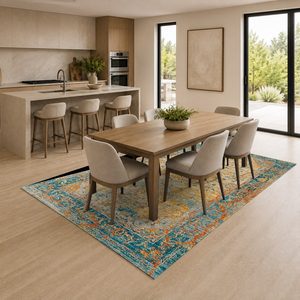 <b>RUGS</b> DEPOT LXDP-0715 Wholesale Beige Brown Minimalist Designer Digital Printed Machine Washable Chenille Area <b>Rug</b> <b>Non</b> <b>Slip</b> - Product Image 4
