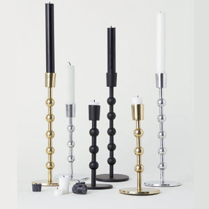 Raw Cast Aluminium Candle Holder Antique Gold for Home Wedding Event Tabletop Lighting Decoration Candle Stand - Product Image 6