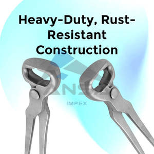 Pince à sabots incurvée de 15 "en acier inoxydable Outil de maréchal-ferrant de haute qualité pour chevaux Durable Sharp et résistant à la rouille Heavy Duty - Product Image 6