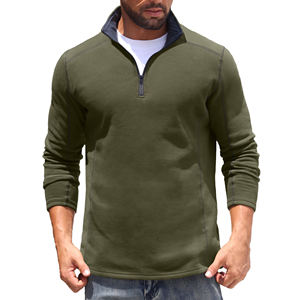 Sudadera de Manga Larga con Cierre de Cremallera de Alta Calidad, Transpirable, de Corte Regular, Ligera y Moderna - Product Image 1