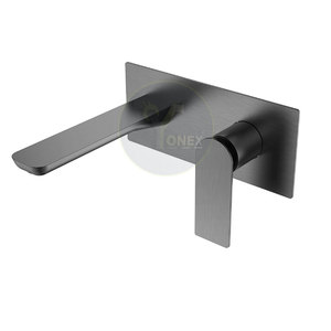Ensemble de douche encastré robuste de style moderne avec mitigeurs bain et douche - Product Image 3