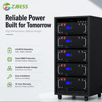 Baterai Lithium Rak Server 10.24kWh 51.2V 200Ah untuk Inverter Surya, Penyimpanan Baterai Rumah, dan Cadangan Daya Off Grid