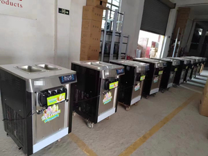 เครื่องทำไอศกรีมแบบนิ่มทำจากสเตนเลสเชิงพาณิชย์แบบพกพาพร้อมการรับประกัน1ปีสำหรับหลายสถานการณ์110V/220V - Product Image 5