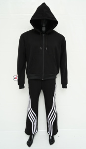 Survêtement Jogging Homme 100% Coton Polaire Haute Qualité Vente en Gros Design Personnalisable Logos Hiver Décontracté à Capuche Respirant 450g - Product Image 3