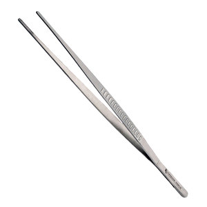 Pince à épiler en acier inoxydable avec pointe dentelée Pince à alimentation manuelle pour cuisiner et servir - Product Image 1