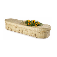 Ataúdes de Mimbre Biodegradables al por Mayor, Ataúd de Bambú para Funerales, Alta Calidad, Hecho a Mano en Vietnam