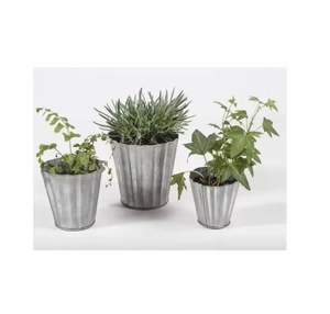 Jardinières galvanisées faites à la main Conteneur d'herbes pour la décoration de jardin à la maison Jardinières suspendues à un prix abordable - Product Image 5