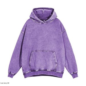 Custom Logo Printed <b>Thick</b> Heavyweight Oversized Hoodie Men 450-600 Gsm Terry Fabric Drop Shoulder Unisex Sweatshirts - Product Image 6