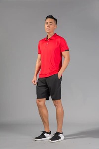 Polos para hombre, camiseta POLO informal de secado rápido, camiseta transpirable de manga corta con cuello estampado personalizado, traje de trabajo bordado - Product Image 3