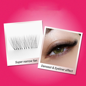 CharmLash Fournitures pour techniciens des cils en gros, éventails de cils pré-faits symétriques, fournitures pour extensions de cils, sans bleuâtre, sans vertâtre, sans huile - Product Image 1