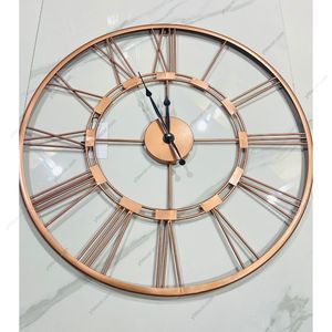 Horloge murale décorative en métal moderne de qualité supérieure pour la décoration de bureau à domicile ou de salon, montre élégante et fonctionnelle - Product Image 2