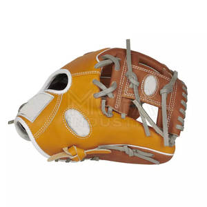 Guantes de Receptor para Adultos, de Piel de Alta Calidad, con Doble Palma Antideslizante, para Mano Derecha, Más Vendidos - Product Image 3