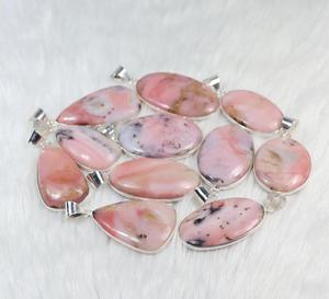 Natural Pink <b>Opal</b> Gemstone <b>Pendant</b> Making for Silver Jewelry Supply Bezel Set Wholesale <b>Pendant</b> Jewelry - Product Image 2