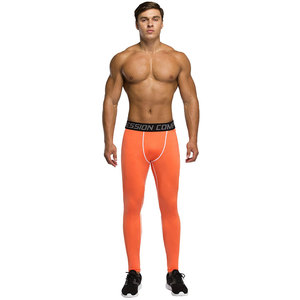 Mallas deportivas ajustadas con estampado de logotipo personalizado, mallas ajustadas de compresión para gimnasio, pantalones MMA Rash Guard, ropa deportiva elástica de nailon para Fitness - Product Image 4