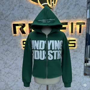 Calidad superior Mejor material Personalizado Hacer último diseño Su propio estilo Logotipo privado Precio barato Impresión de pantalla Cremallera Sudaderas con capucha - Product Image 4