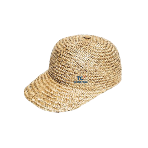 Vietnamien en gros extérieur été tricoté à la main Protection solaire grand bord raphia chapeau de paille bambou rotin - Product Image 1