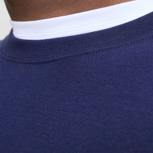 Men's Custom Logo <b>Tshirts</b> Plain Streetwear Oversized Rib Crewneck Heavyweight Cotton Tee Shirt Wholesale <b>Long</b> Sleeve Customized - Product Image 2