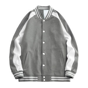 Chaqueta para hombre 2025 Chaqueta universitaria para hombre, abrigo de Campus de moda retro, bordado, suelto, chaqueta de béisbol universitaria informal para hombre - Product Image 2