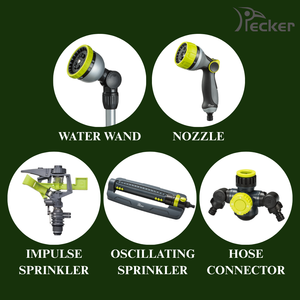 Pecker nguồn điện nước kích hoạt vòi phun nước vườn Súng phun kim loại ngoài trời làm vườn rửa xe máy bay phản lực loại 9 mô hình phun - Product Image 4