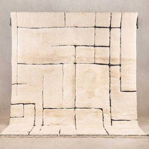 Alfombra con diseño marroquí de alta calidad, tapete auténtico de Beni Ourain, Azilal, venta al por mayor - Product Image 4