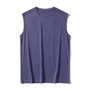 Impression personnalisée Débardeurs d'entraînement pour hommes Fourniture en gros sans manches Hauts de fitness pour hommes Vêtements de sport avec logo personnalisé - Product Image 3