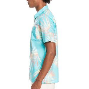 เสื้อฮาวายผ้าฝ้ายเรยอนสำหรับผู้ชายเสื้อแขนสั้นวิสคอสเสื้อเชิ๊ตผู้ชาย2025ใหม่ - Product Image 2