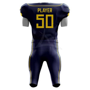 Conjuntos de Uniformes de Fútbol Americano Cortos de Talla Grande con Diseño Moderno, Elegantes y Transpirables, 100% Poliéster, Personalizables y de Alta Calidad - Product Image 3