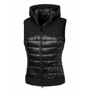 Softshell Ecuestre Puffer Chaleco con cuello en V Botón Costura reforzada Paneles transpirables Impermeable a prueba de viento Active Trail Riding - Product Image 6