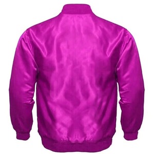 Blank Embroidery Silk Wholesale Custom <b>Mens</b> Satin <b>Jacket</b> Top Quality Breathable Satin <b>Jackets</b> for <b>Mens</b> - Product Image 3