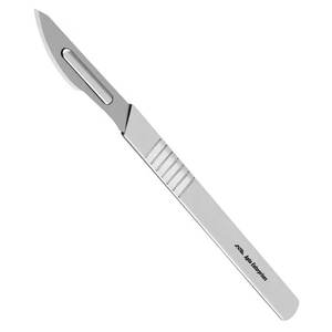 Lames de scalpel chirurgical en acier inoxydable avec manche, outil de coupe DIY, réparation, chirurgie animale, laboratoire, réutilisable - Product Image 2