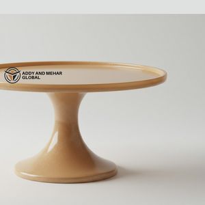 Support à gâteau en résine de qualité supérieure, support rond pour présentation de desserts, piédestal moderne, plateau de service pour la vente en gros - Product Image 5