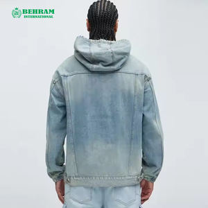 Sweat-shirts à capuche unisexes de qualité supérieure, design personnalisé, logo sur mesure, lavage à l'acide, 100% coton molletonné/éponge française, séchage rapide, respirant - Product Image 2