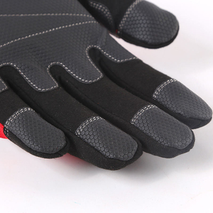 Venta caliente Guantes de seguridad de cuero sintético Transpirable Spandex Laminado Industrial Mecánico Guantes de soldadura con logotipo personalizado - Product Image 6