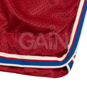 Factory Made Custom Design Your Own Logo Men Casual Mesh Shorts Elastic Waist Mid Comfortable Fashion Wear - Product Image 6