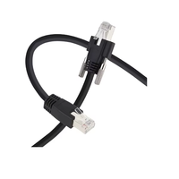 Câble de caméra de vision industrielle GigE (CAT 6), connecteurs RJ-45, avec type à vis pour l'automatisation industrielle