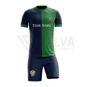 Ensemble de maillots en tissu France avec logo personnalisé haut de gamme et couleur, uniforme de football personnalisé pour adultes avec impression haut de gamme - Product Image 2