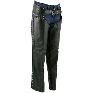 Pantalones de cuero premium para mujer - Product Image 1